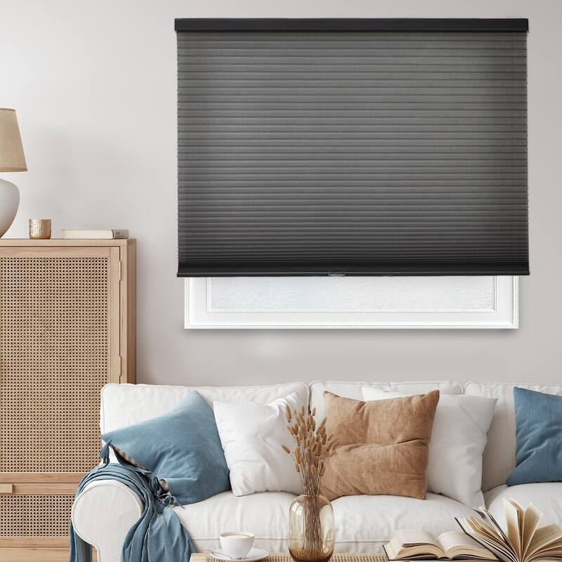 Chicology Cordless Light Filtering Cellular Shades - 64"W X 48"H - Morning Fog (Privacy & Light Filtering)