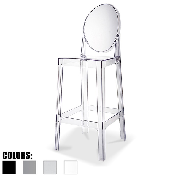 Clear plastic bar stool sales