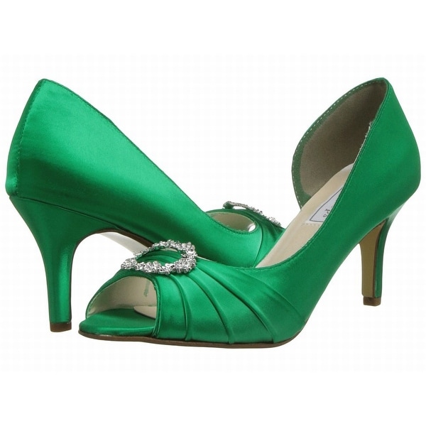 green emerald shoes