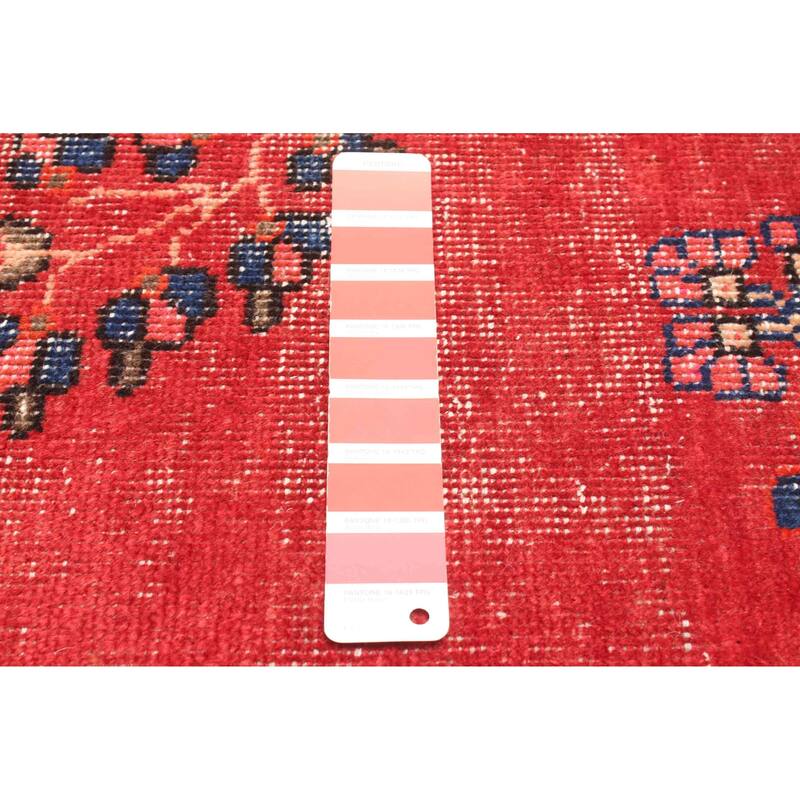 ECARPETGALLERY Hand-knotted Konya Anatolian Red Wool Rug - 3'10 x 8'6