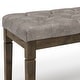 preview thumbnail 56 of 78, WYNDENHALL Hopewell 48 inch Wide Traditional Rectangle Ottoman Bench