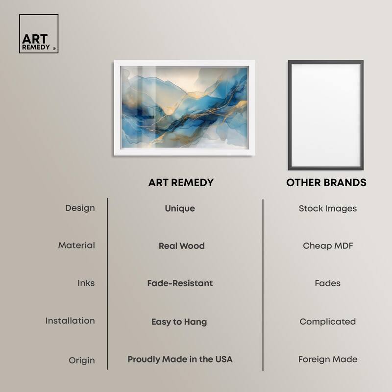 Postmodern Flow II Shadowbox by Art Remedy