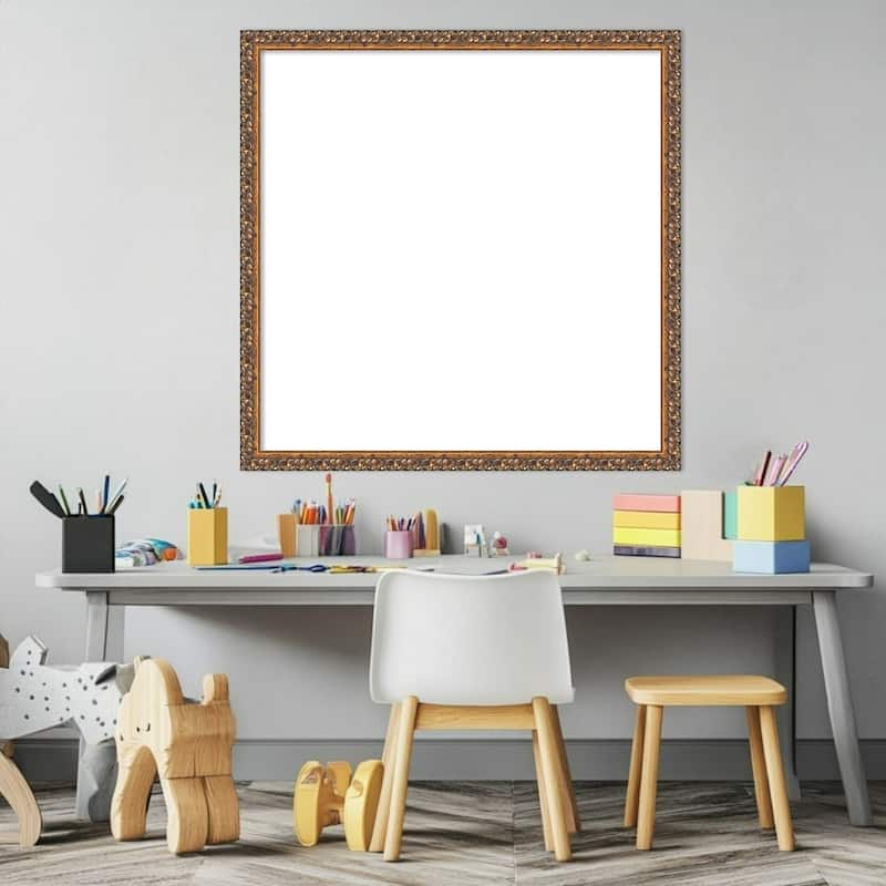 Amanti Art Antique Bronze Framed Dry Erase Magnetic Board