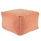 preview thumbnail 6 of 5, Pamona Indoor/ Outdoor Trellis Cuboid Pouf - 20"X20"X12"