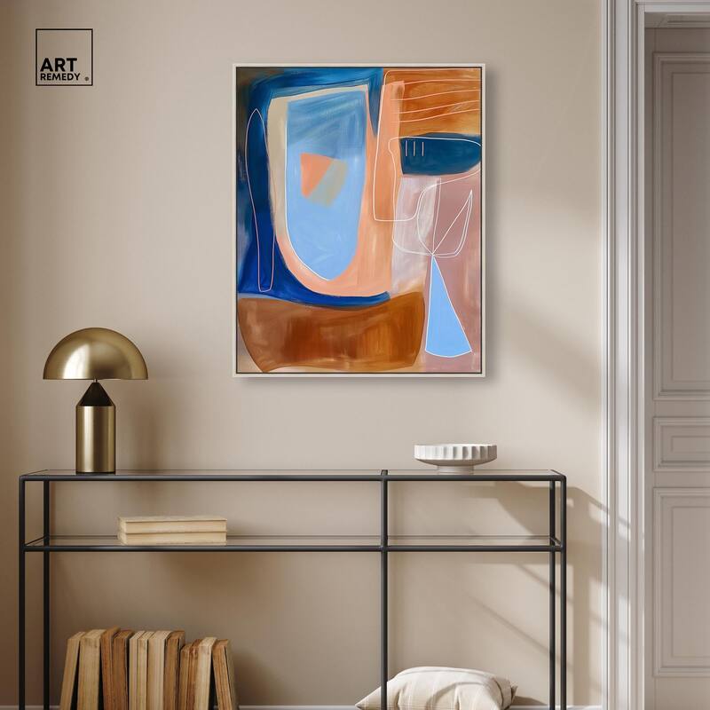An Abstract Oil II Canvas by Art Remedy