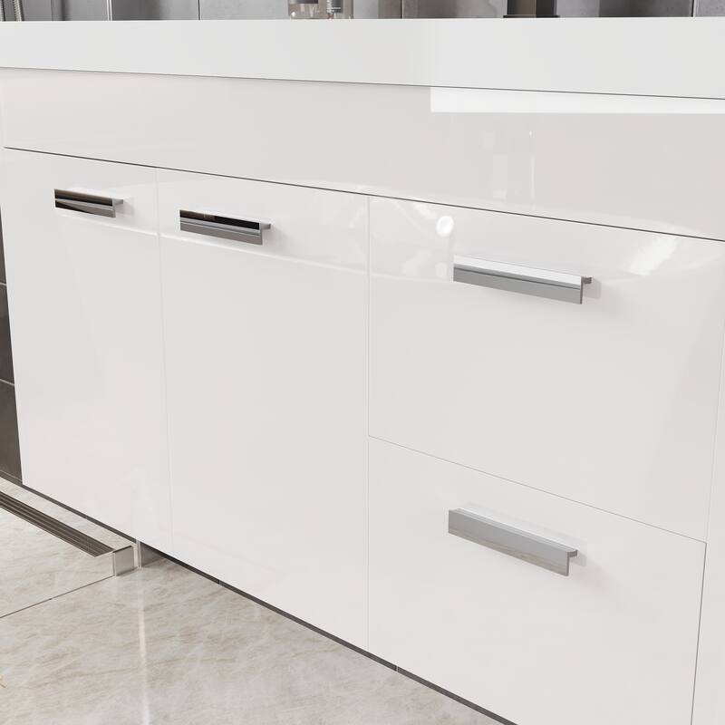 Lugano 36" Wall-mount Bath Vanity with Integrated Acrylic Sink