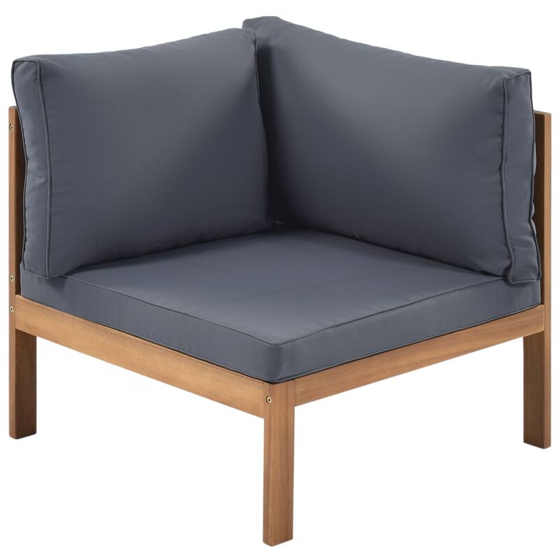 Wood Structure Outdoor Sofa Set