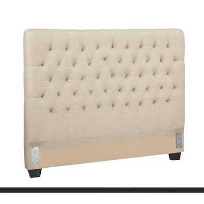 Chloe Upholstered Panel Headboard Oatmeal