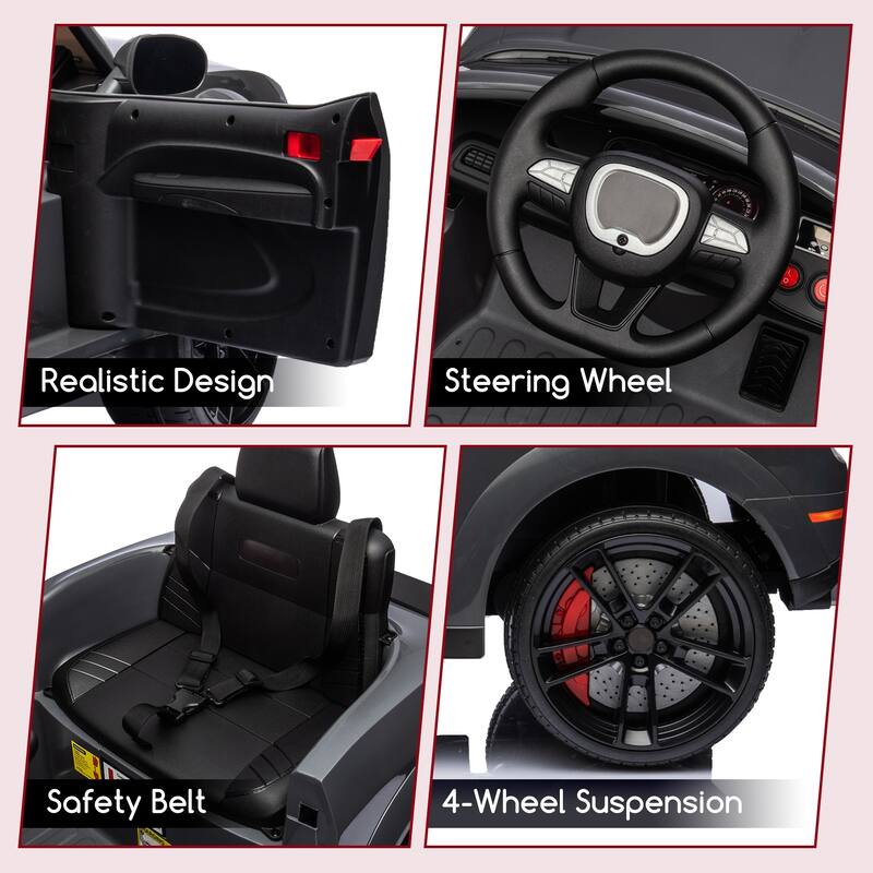 12V Ride on Car with Remote Control Suitable for Over three years old