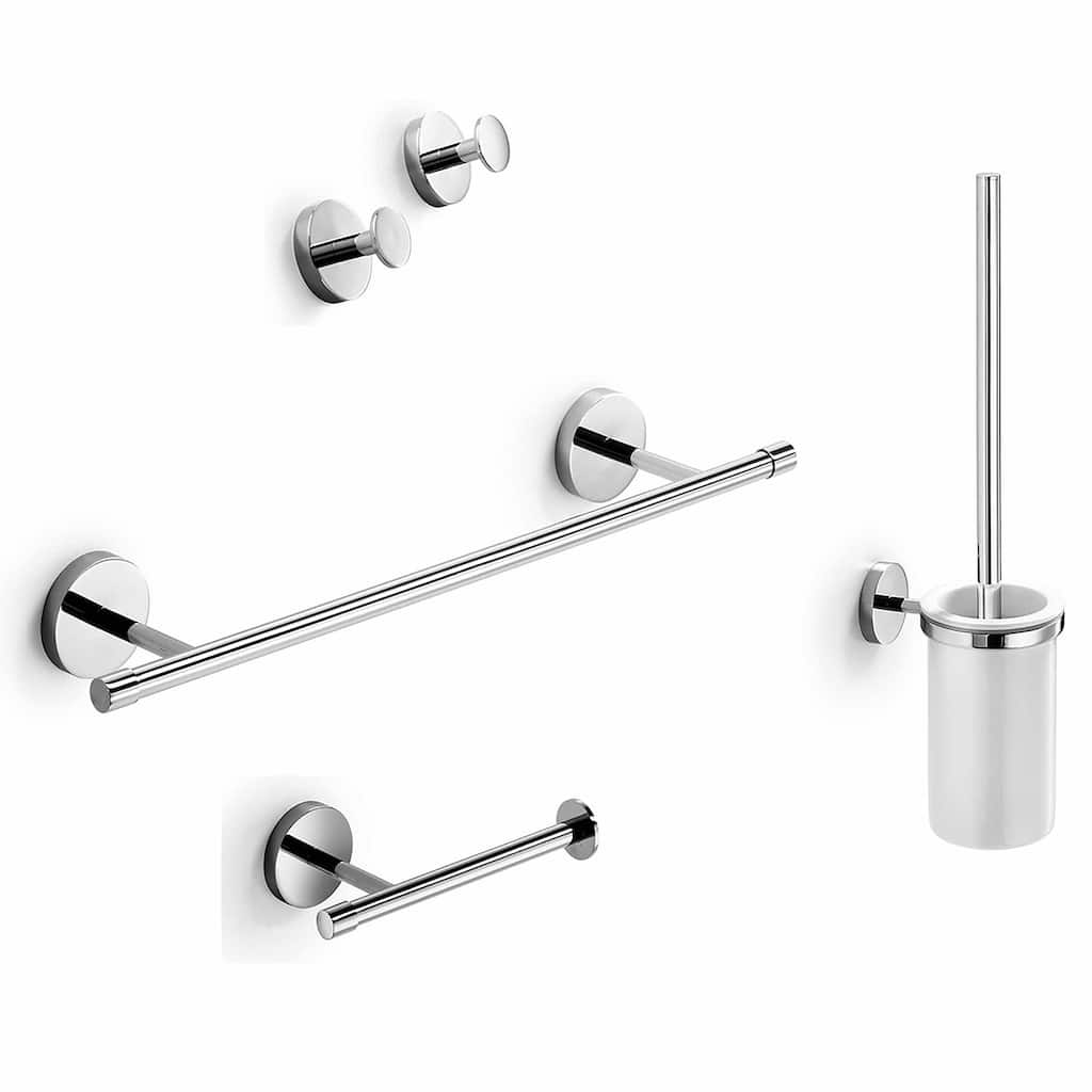 WS Bath Collections Duemila Bathroom Accessory Package: Towel Bar,