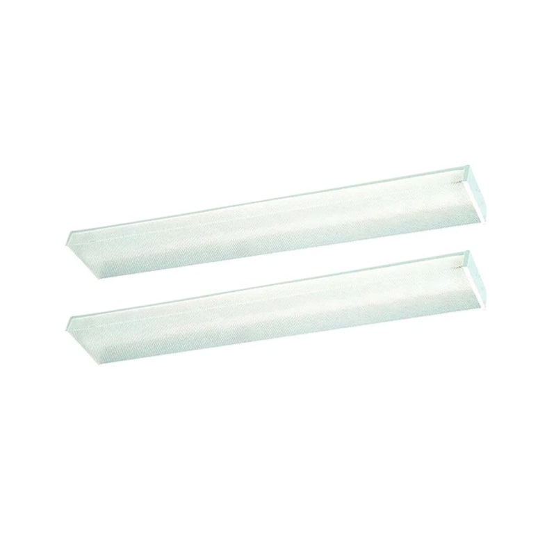 49"w Prismatic Wraparound 1-Light Integrated LED Lightstrip [2 PACK] Ceiling Lights by RP Lighting - N/A - White