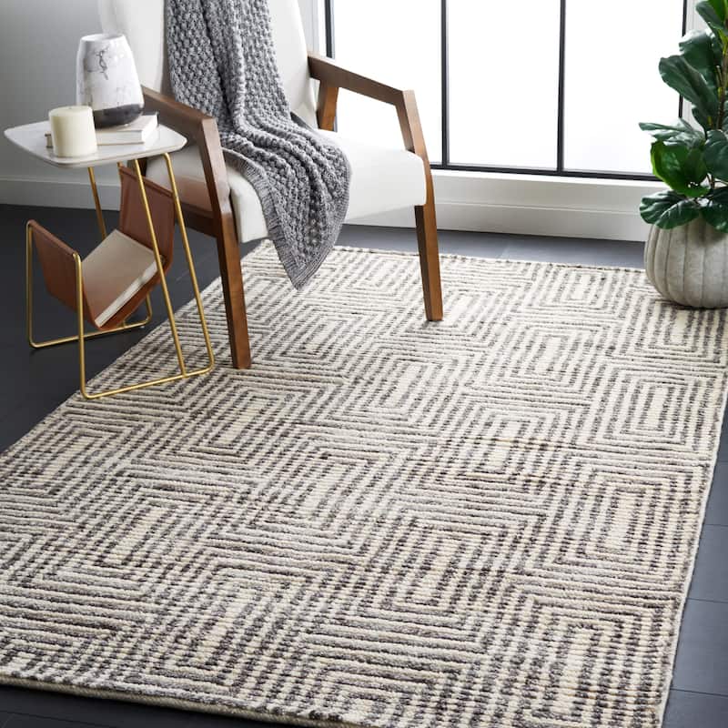 SAFAVIEH Hand-Knotted Tibetan Foroogh Modern Wool Rug - 5'