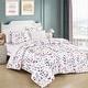 preview thumbnail 11 of 13, 7 pieces floral bed in a bag comforter set