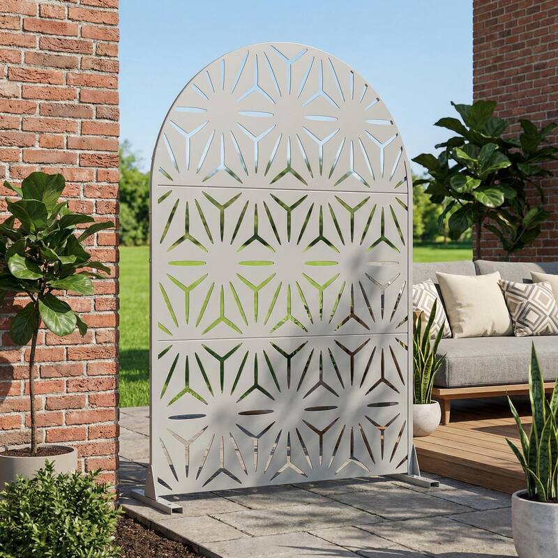 Metal Privacy Screen Outdoor Privacy Screen Outdoor Privacy Panel - 72*47