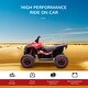 preview thumbnail 4 of 13, 12V Electric ATV for Kids, 4-Wheeler Ride-On with Wear-Resistant Wheels, Music, and Lights, Red