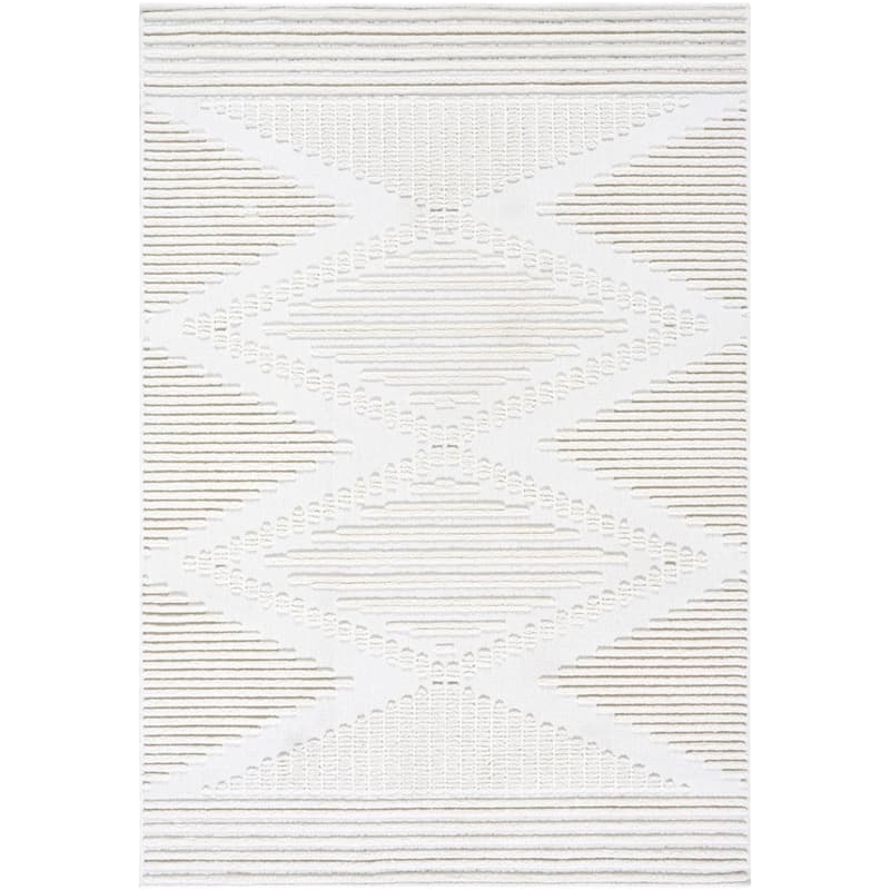 Livabliss Bohemian & Eclectic Lyna Diamond Washable Area Rug