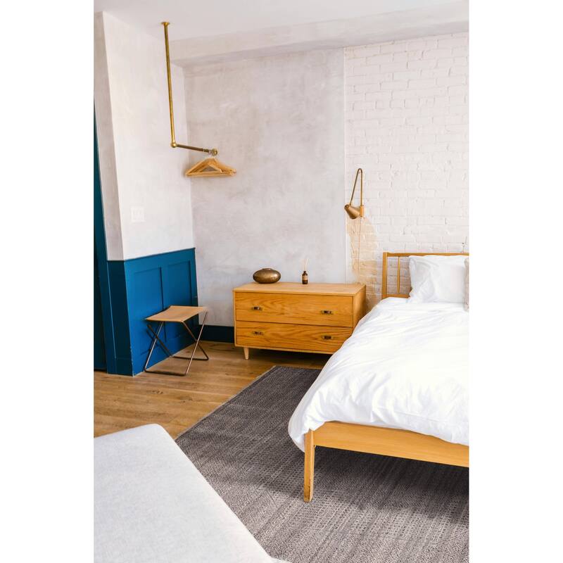 ECARPETGALLERY Hand-knotted Tangier Grey Wool Rug - 8'3 x 10'1