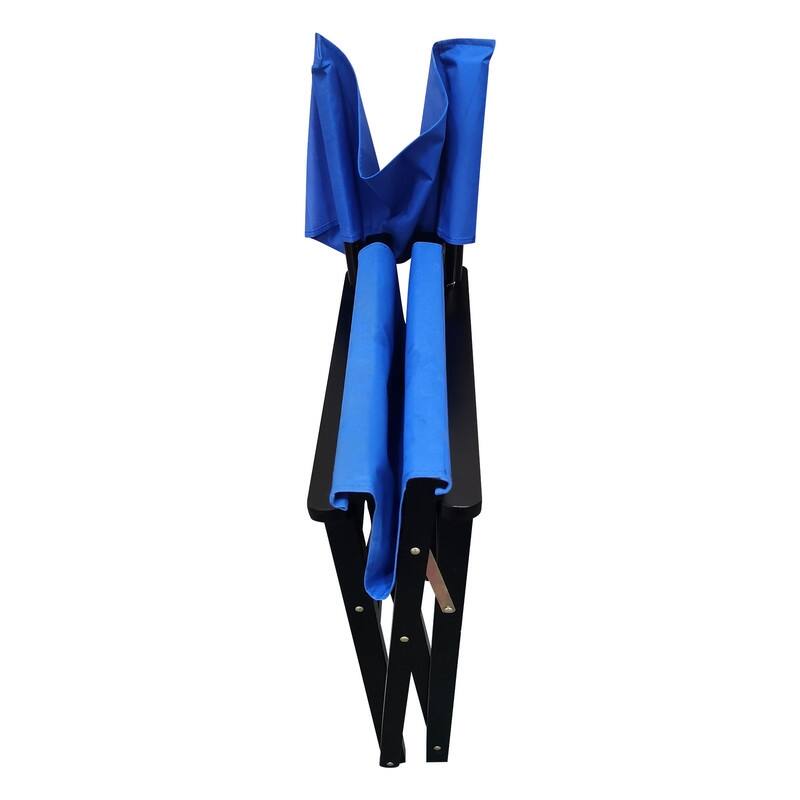 2-Piece Populus Wood & Canvas Director's Chair Set, Foldable