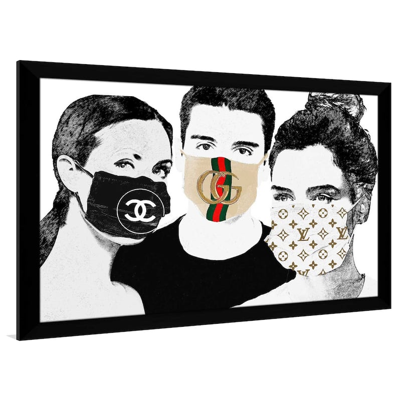 "Masked Couture" by Jodi Print on Acrylic