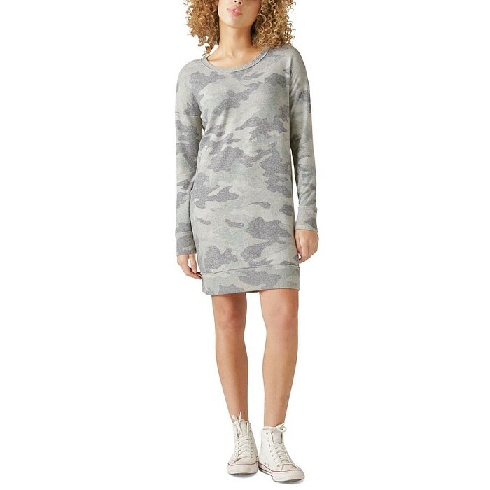 lucky brand cloud jersey dress Lucky Brand Women's Cloud Jersey Crew Dress Green Size Medium - Bed Bath &  Beyond