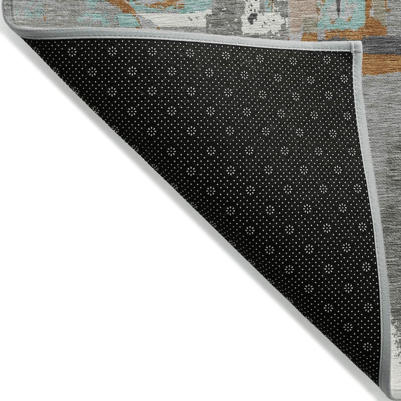 Machine Washable Indoor/ Outdoor Chantille Contemporary Rug