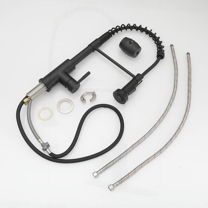 Kitchen Faucet with Pull Down Sprayer and Single Handle
