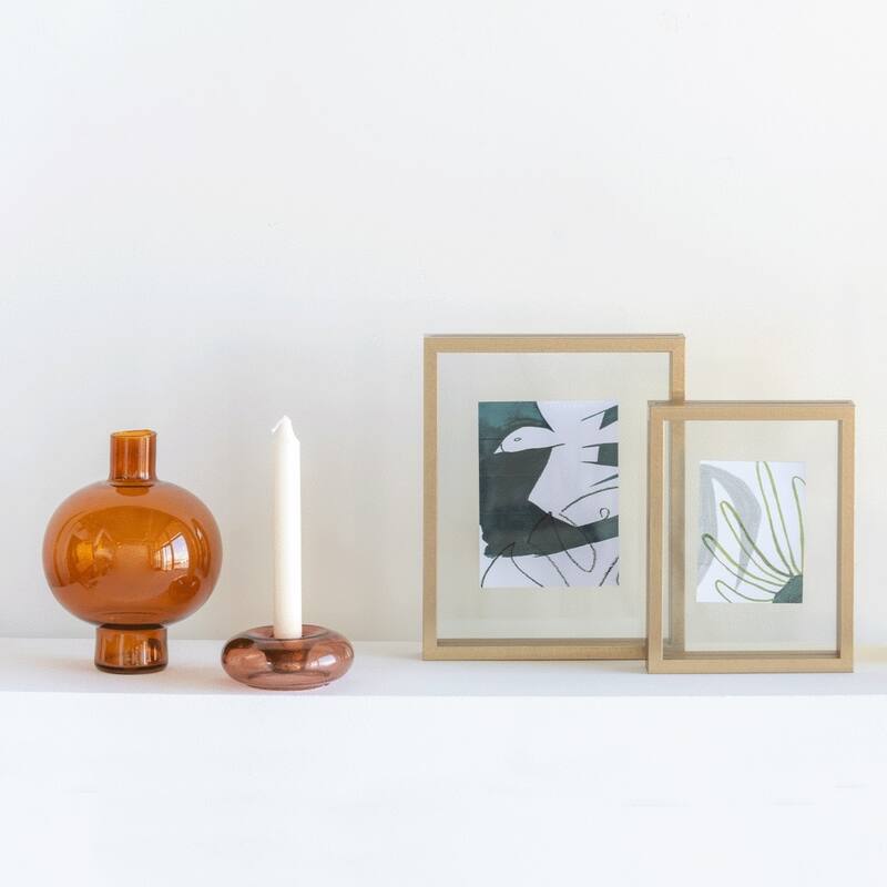 Photo Frame Floating Gold Small- ST