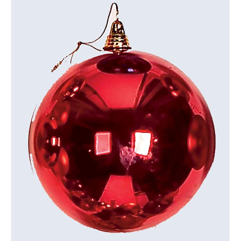 200mm Shatterproof Plastic Ball, Red - 6"