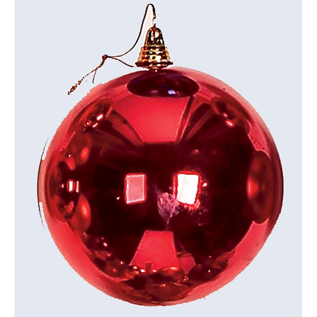 200mm Shatterproof Plastic Ball, Red - 6"