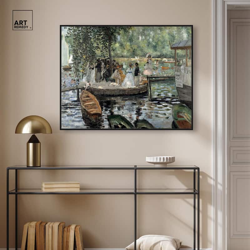 La Grenouillere 1869 Canvas by Art Remedy