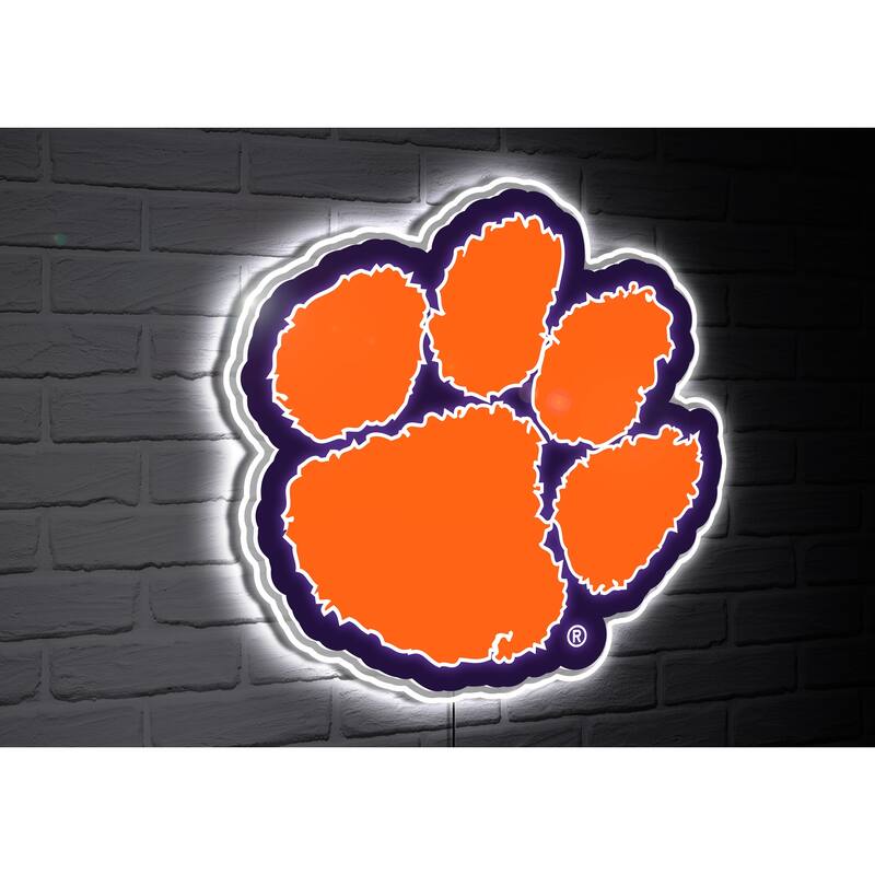 Clemson University College Mascot Plug-In LED Lighted Sign