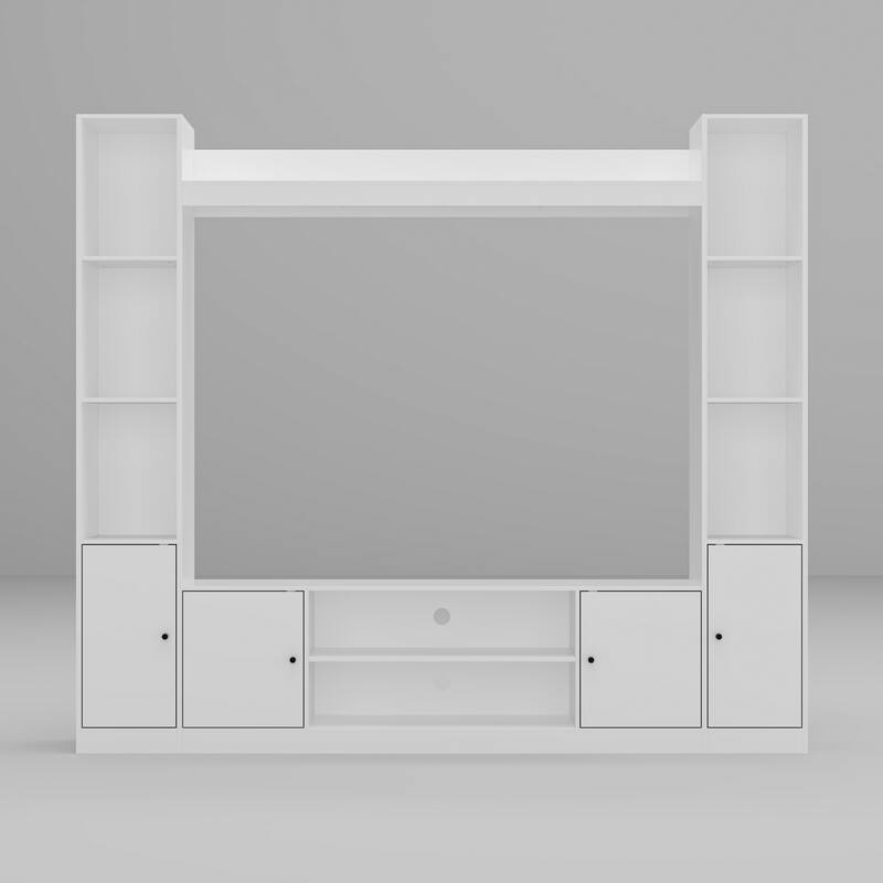 TV Stand/Electric Fireplace Ensemble Cozy Stylish Living Room Solution