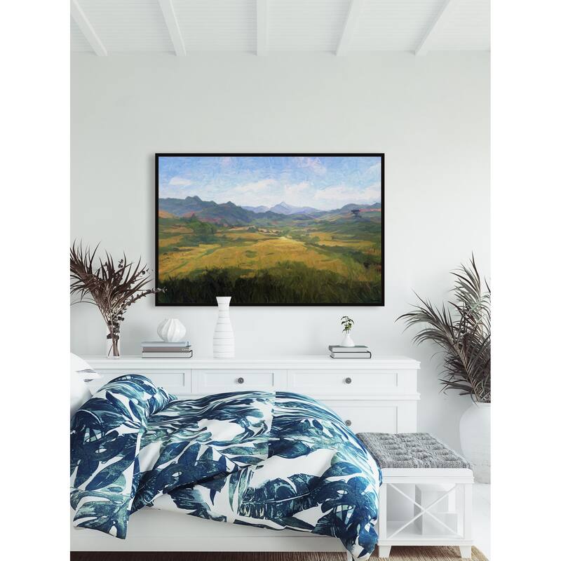 Just Keep Climbing Floater Framed Print on Canvas