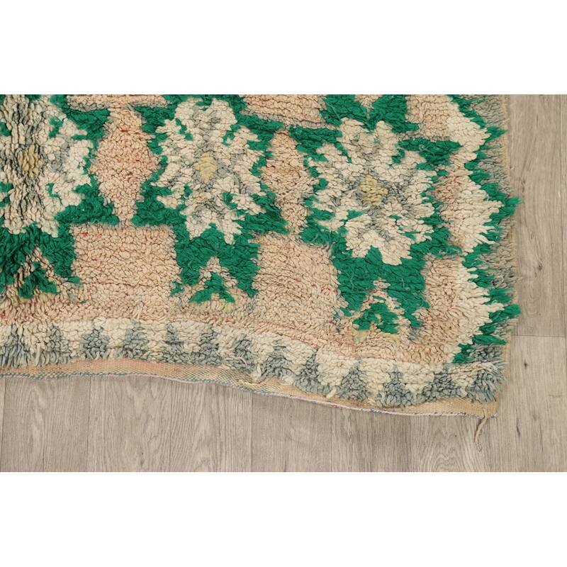 Decorative Tribal Moroccan Oriental Area Rug Wool Handmade Carpet - 5'8" x 9'7"