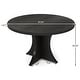 preview thumbnail 2 of 8, 47.24-Inch Round Dining Table for 4-6