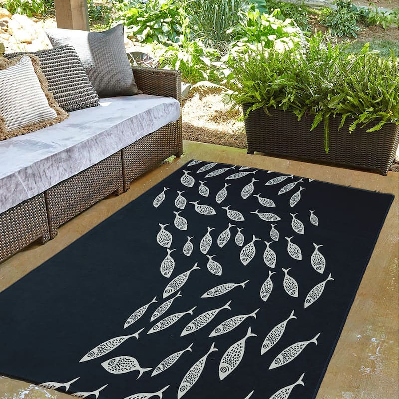 Escuela Nautical Indoor/Outdoor Rug
