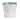 White Metal Galvanized Christmas Planter with Snowflakes, 7" Height, 7.25" Width, Set of 2