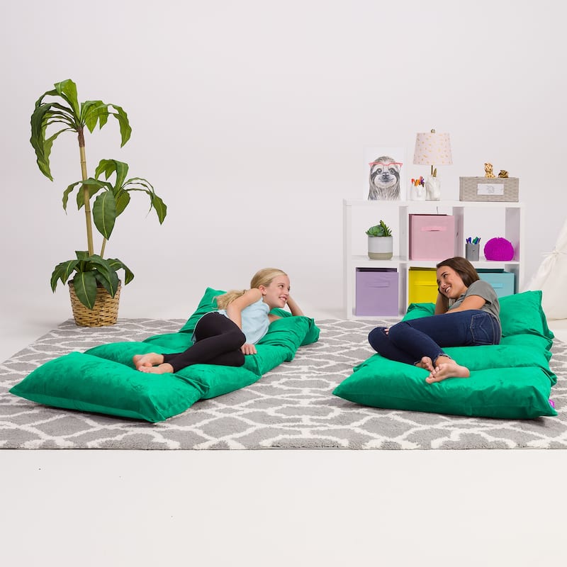 Kids Floor Pillow Cover,Premium Cushion and Lounger Covers for Pillows