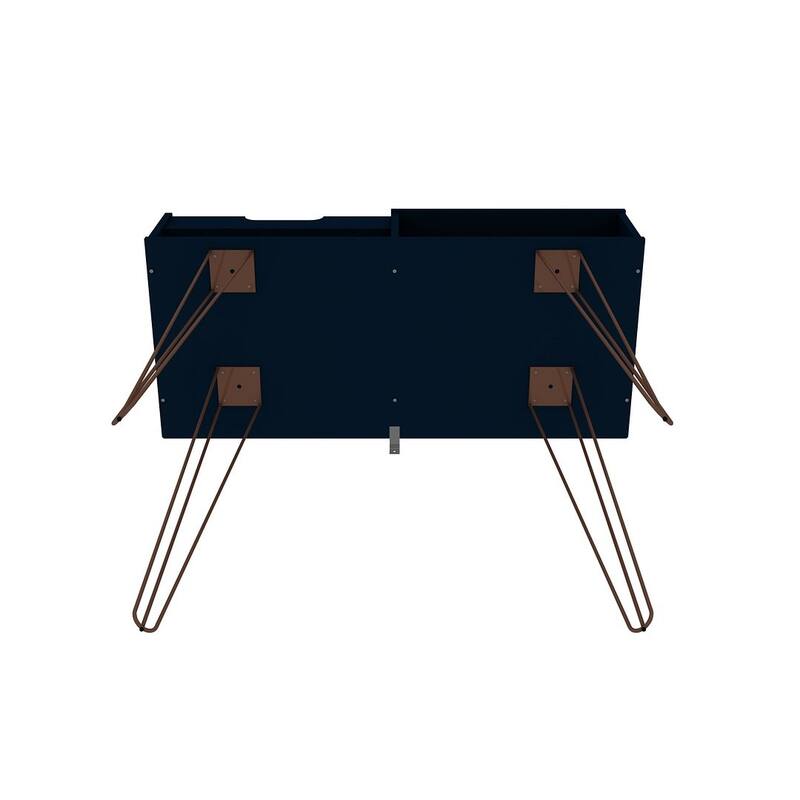 Manhattan Comfort Rockefeller 39.37 Entryway Console with 3 Compartments