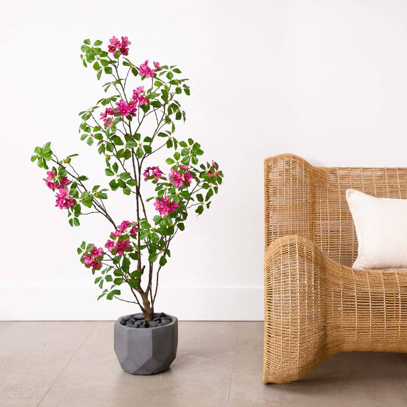 4' Artificial Dogwood Tree with Real Touch Leaves - Green