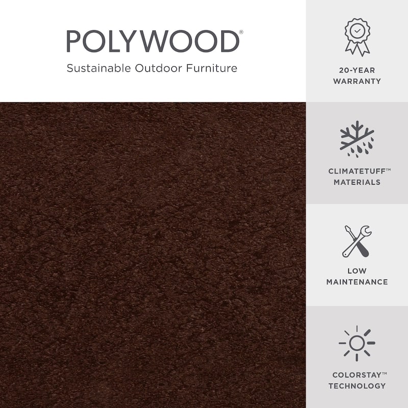 POLYWOOD Canyon Plastic Adirondack Chair