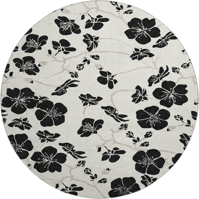 Premium Washable Super Soft Modern Floral Mayfield Rug