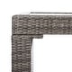 preview thumbnail 30 of 46, SAFAVIEH Horus 59-Inch Glass 7-Piece Outdoor Dining Set, Coastal
