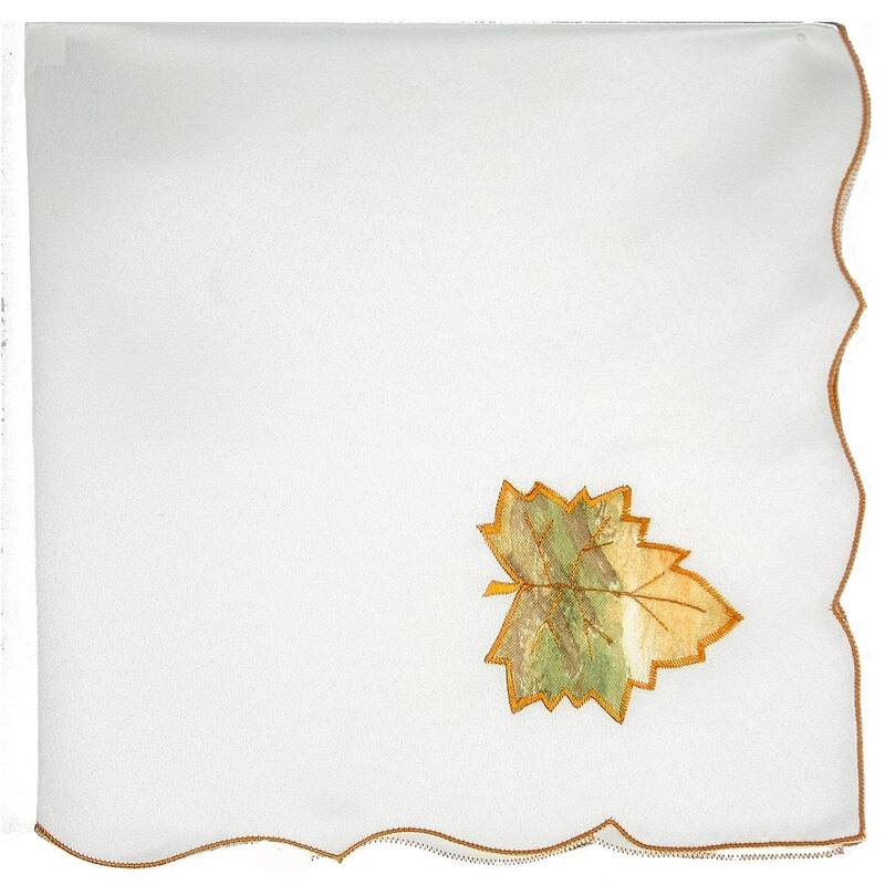Scrolling Leaf-21X21-Napkins-Set of 4