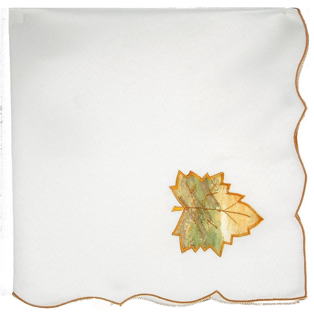 Scrolling Leaf-21X21-Napkins-Set of 4