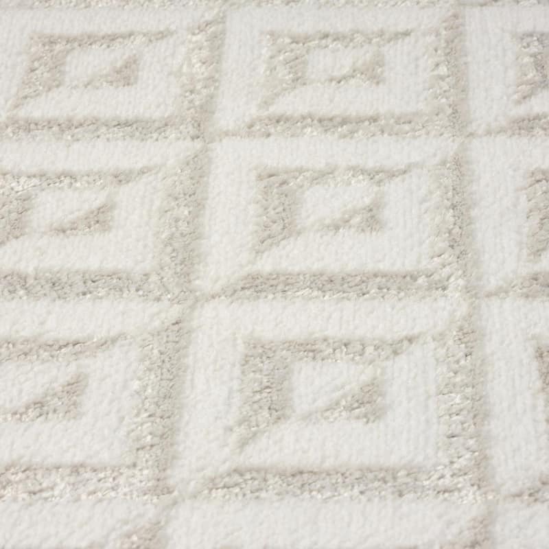 Luxe Weavers Geometric Metallic High and Low Fibers Area Rug