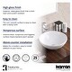 preview thumbnail 5 of 4, Karran Valera 16" Vitreous China Vessel Bathroom Sink in White
