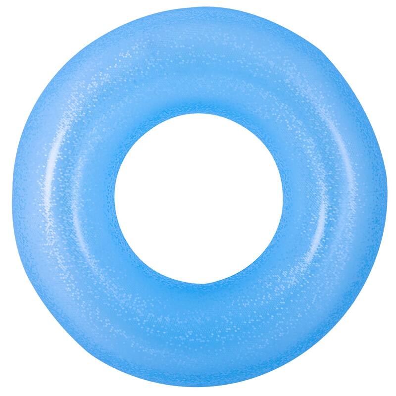 35" Blue Inflatable Inner Tube Pool Float