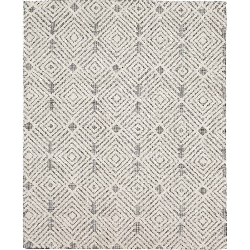Karastan Sirocco Tipaza Area Rug By Drew & Jonathan Home - 6' x 9' - Black - Rectangle