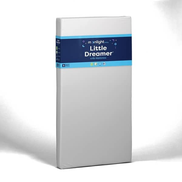 slide 2 of 5, Moonlight Slumber Little Dreamer All Foam Crib Mattress